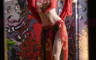这不是我的照片，是香草喵露露的阿狸同人：梦幻与真实的拼接。